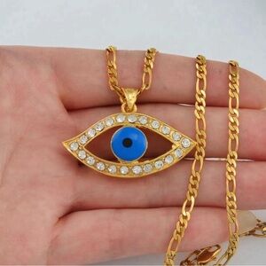 Evil eye necklace